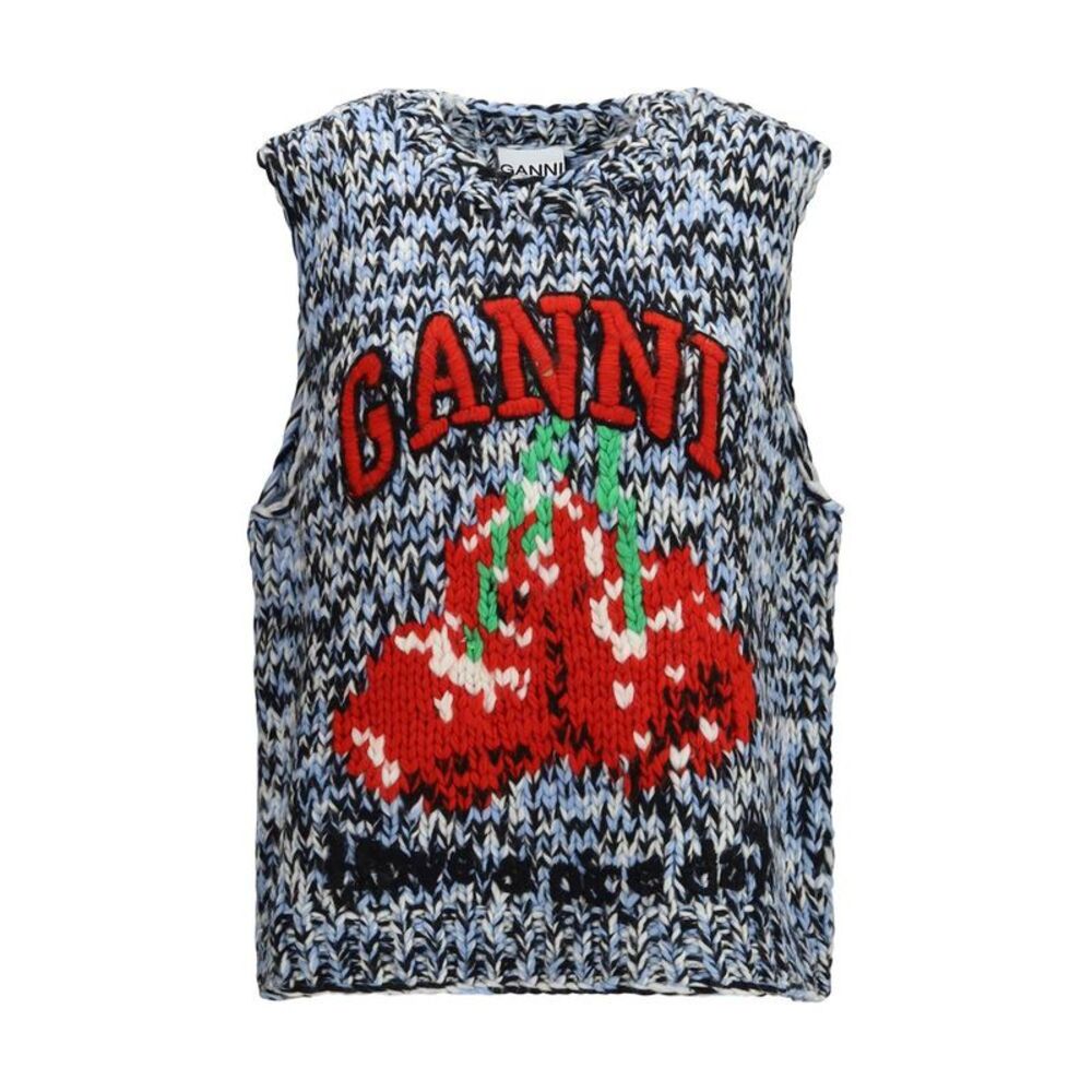 Ganni Multicolor Wool Oves Aries Women's Sweatshirt